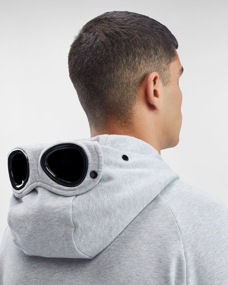 Diagonal Raised Fleece Goggle Hoodie 4