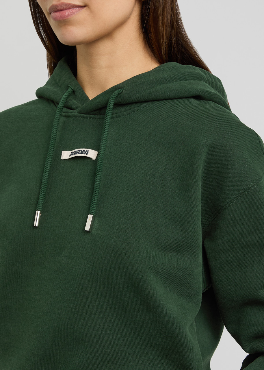 Jacquemus Le Hoodie Gros Grain Hooded Cotton Sweatshirt - 5