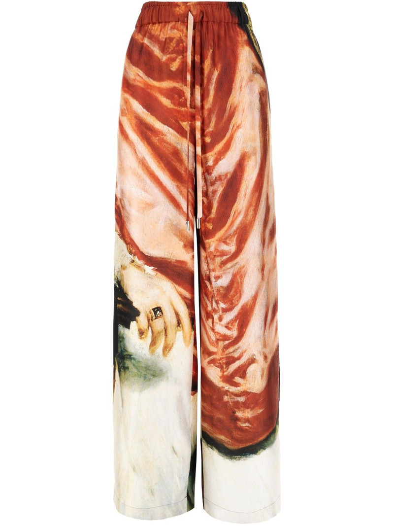 all-over printed trousers 1