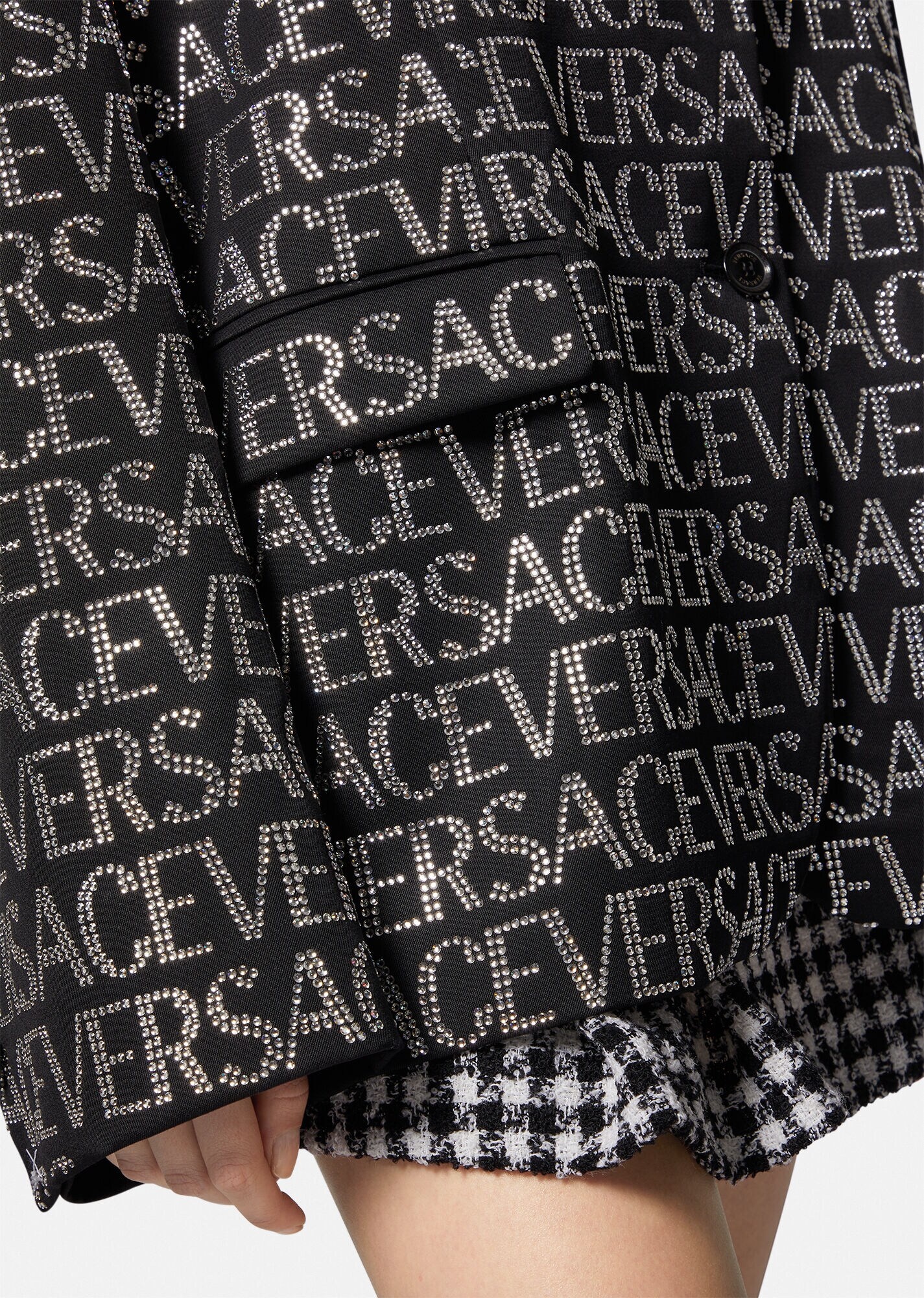 Crystal Versace Allover Blazer - 5