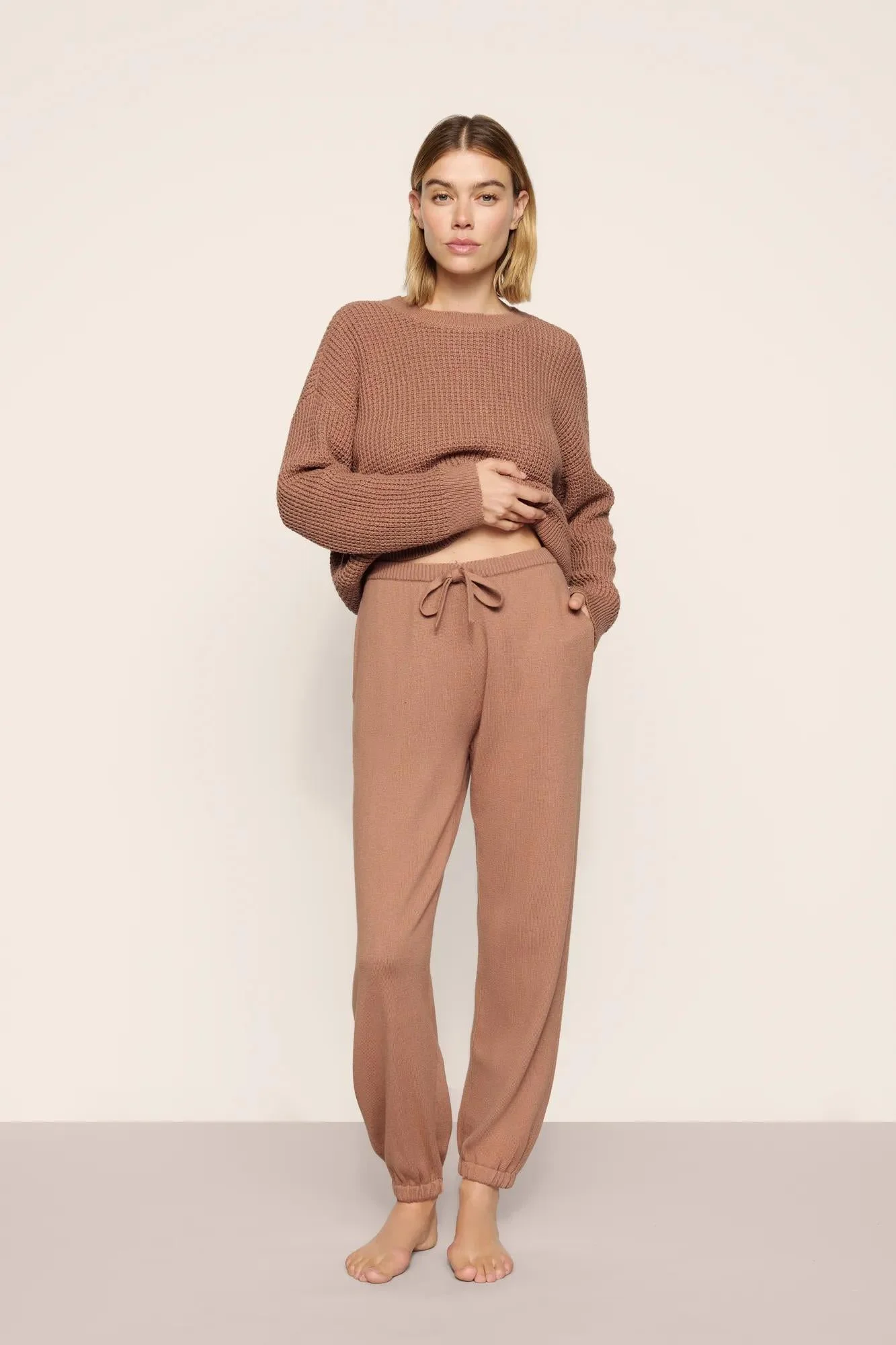 Recycled Sweater Slouchy Pant - 1