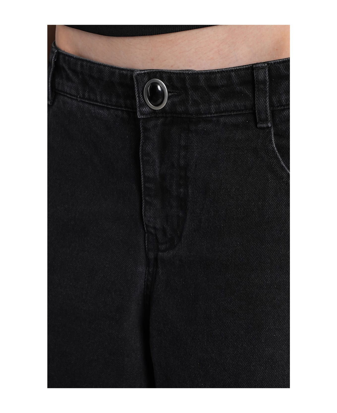 Jeans In Black Cotton - 5