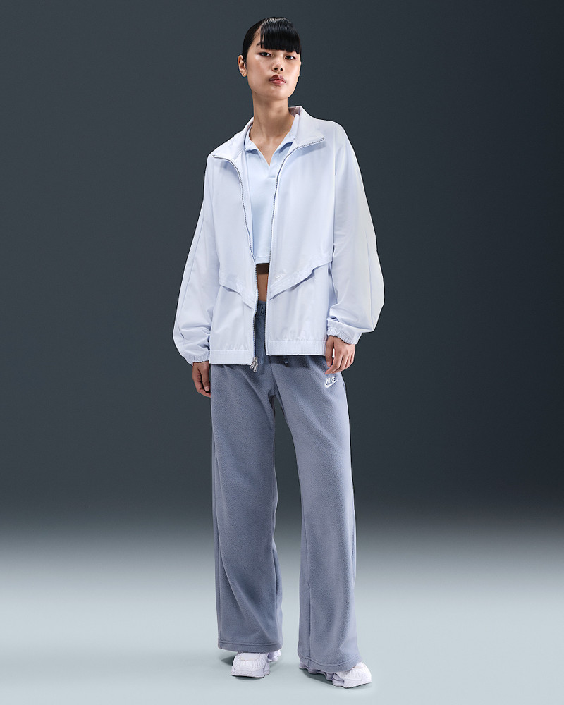 Nike Sportswear Club Fleece Women's Mid-Rise Wide-Leg Cozy Pants 1