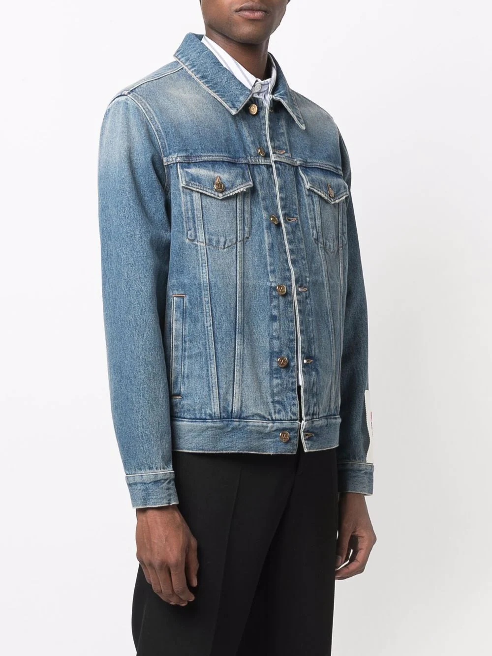 stonewashed denim jacket - 3