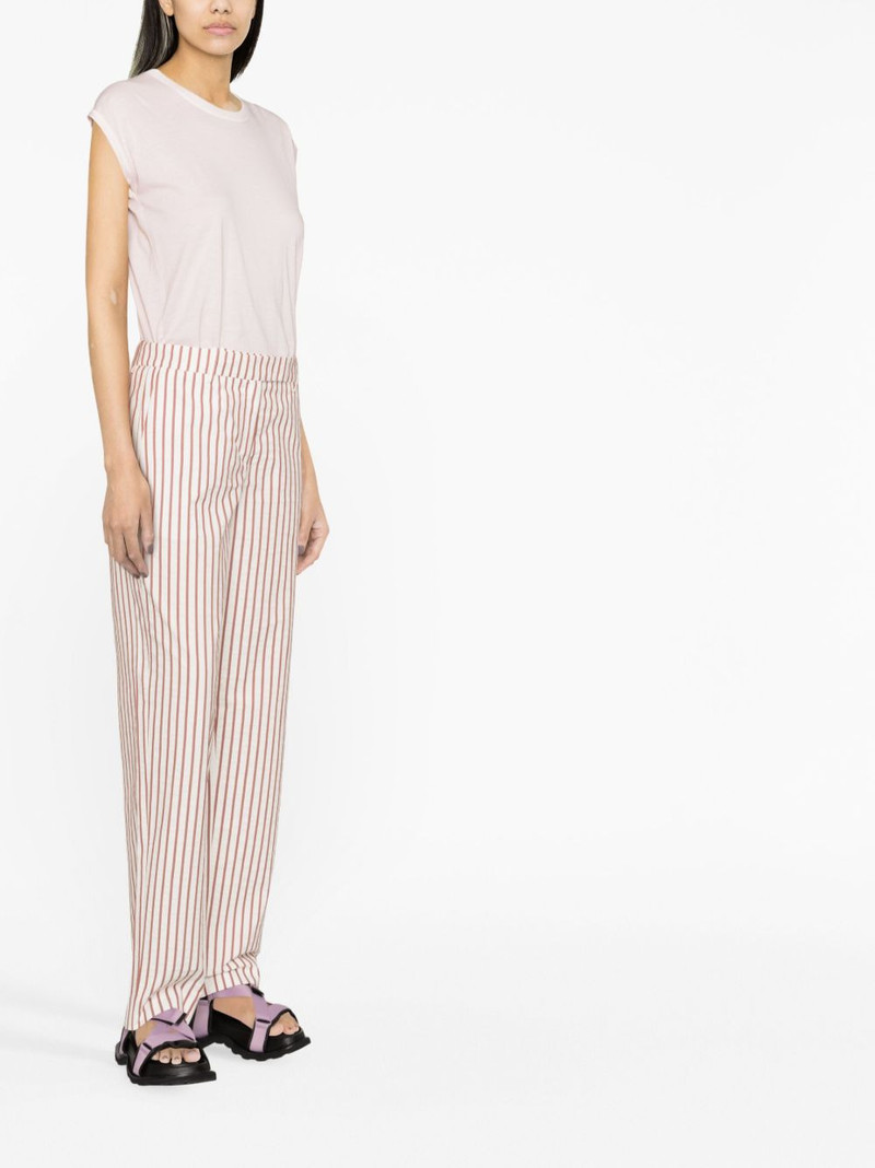 striped straight-leg trousers 3