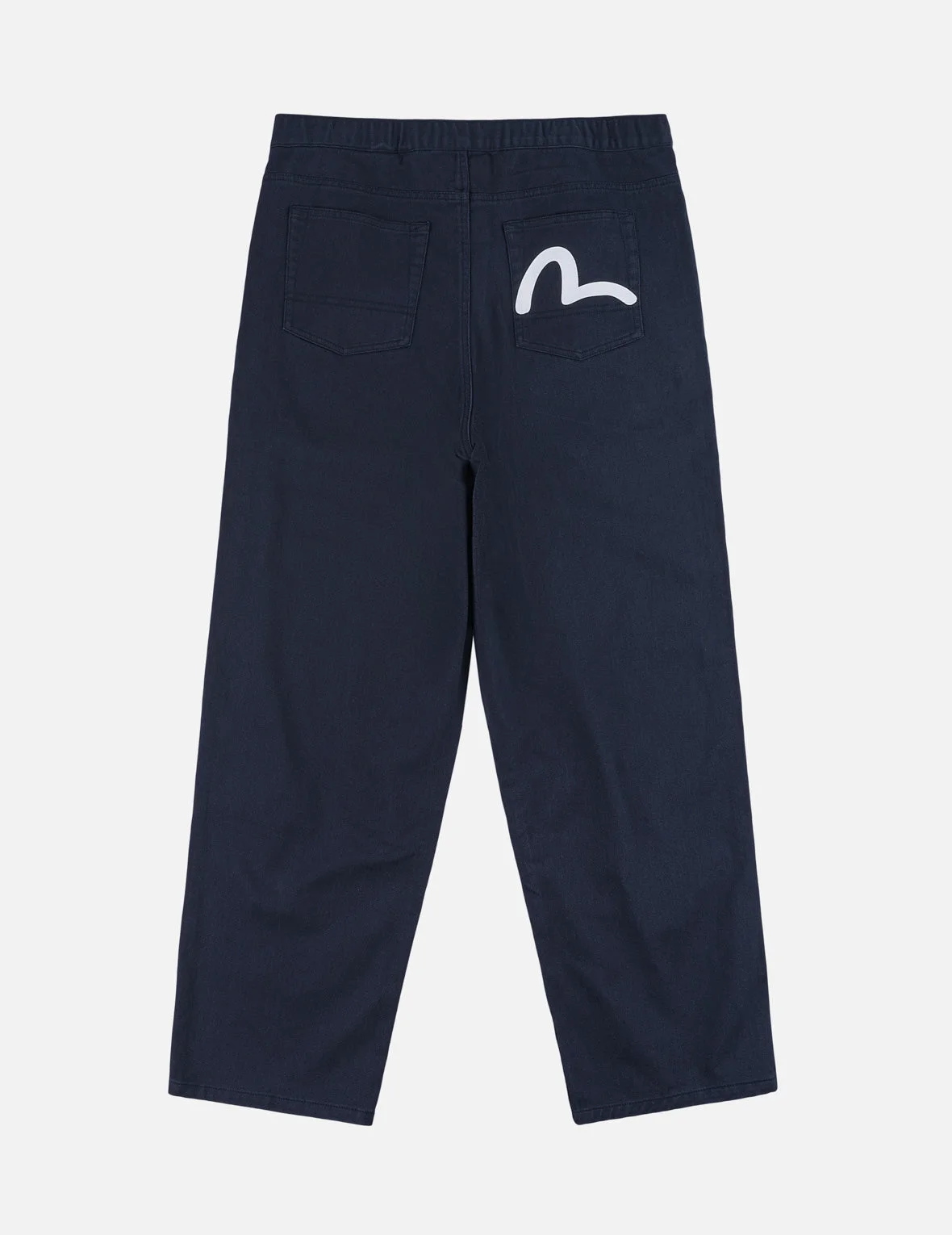 Back Seagull Print Chino Pants - 1