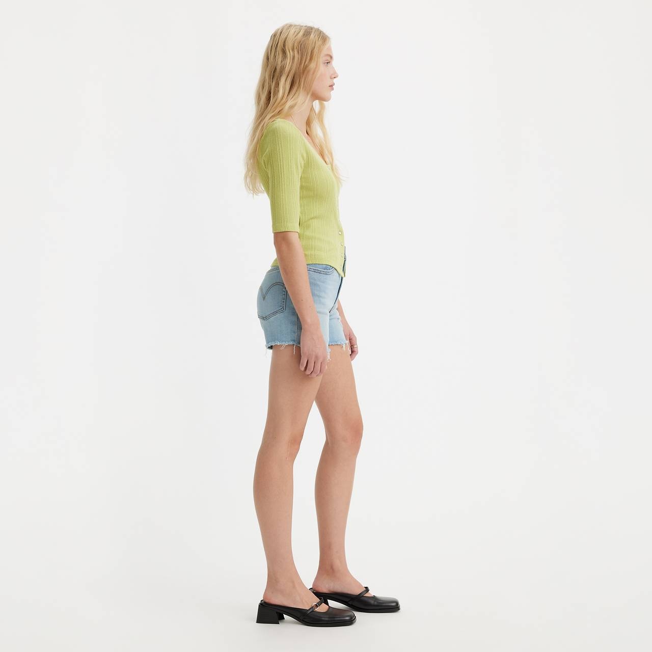 HIGH RISE WOMEN'S SHORTS - 3