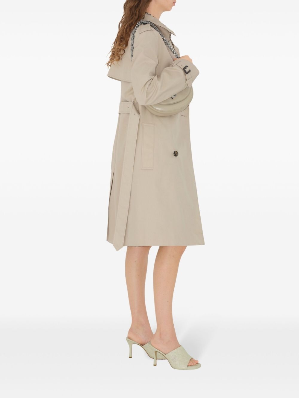 midi trench coat - 3