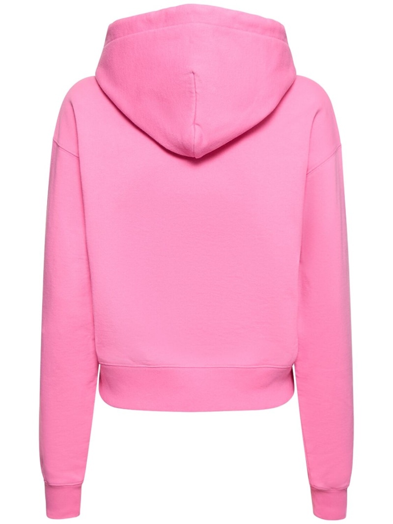 Le Hoodie Gros Grain cotton crop hoodie - 5