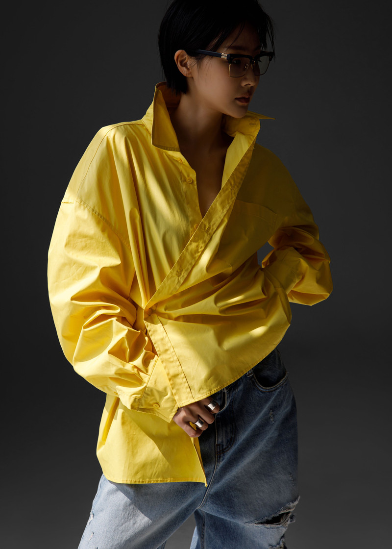 Cascais Oversized Shirt - Yellow 6