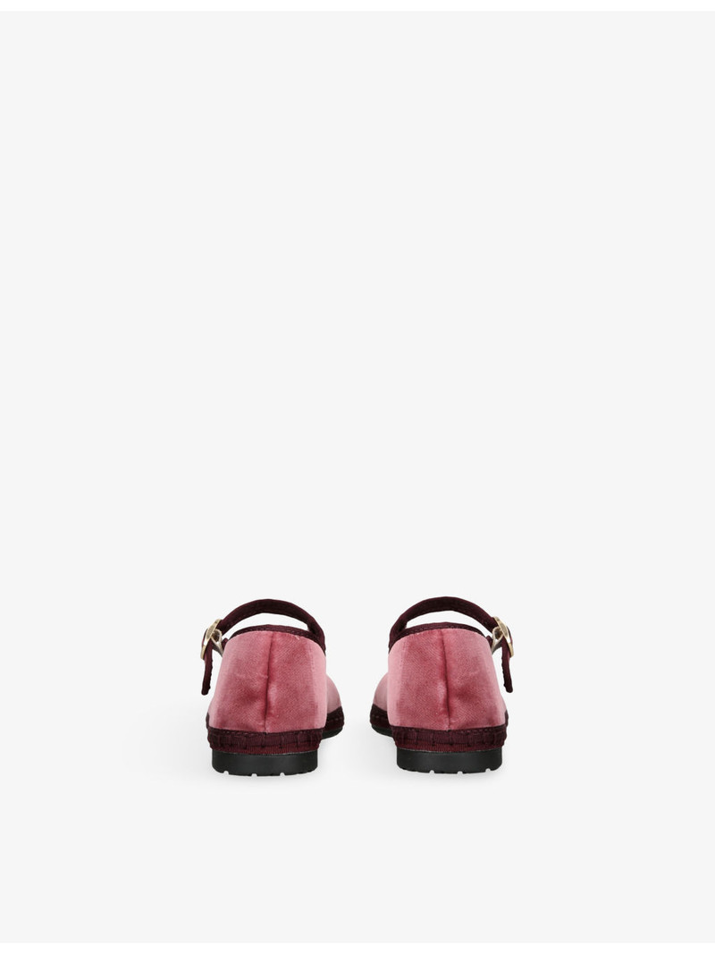 FLABELUS O'Brien Velvet Ballet Flats outlook