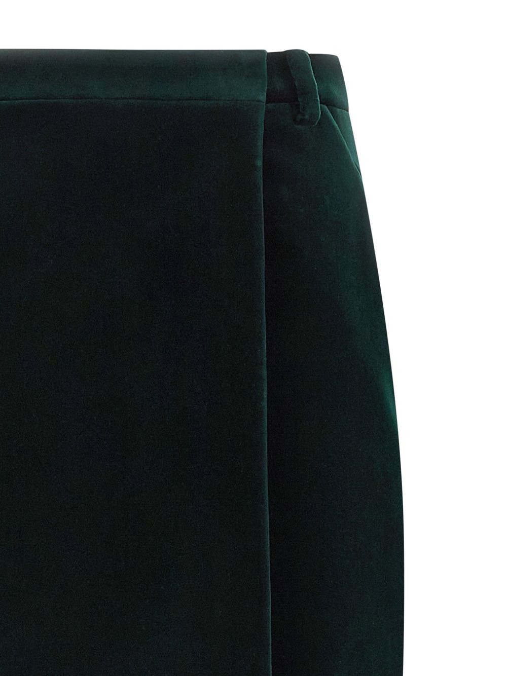 velvet midi skirt - 3