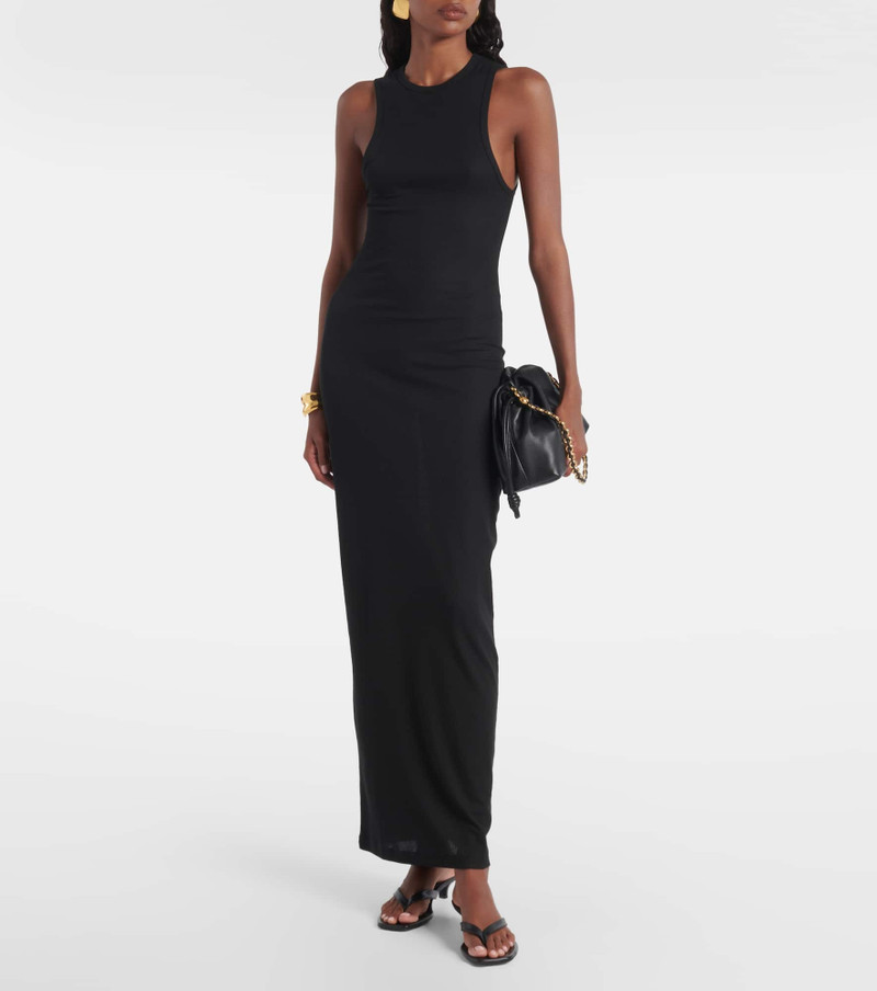WARDROBE.NYC Racer cotton-blend maxi dress outlook