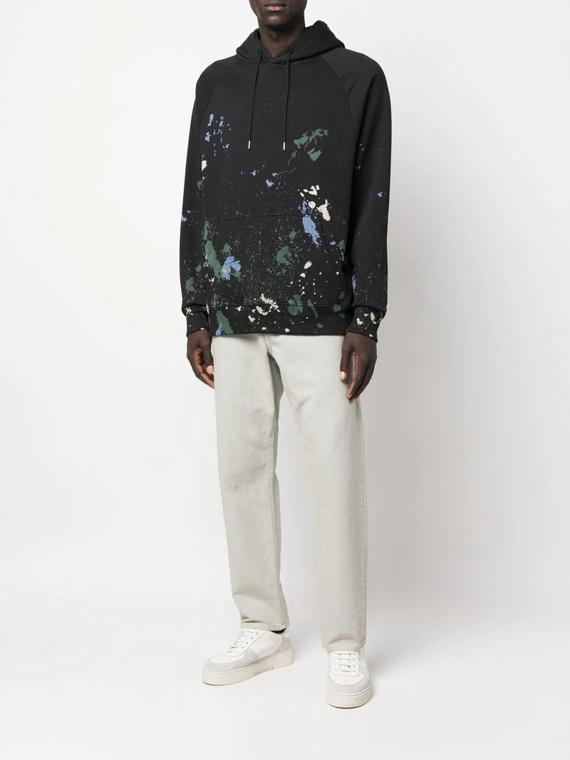 Étude paint splatter detailed hoodie outlook