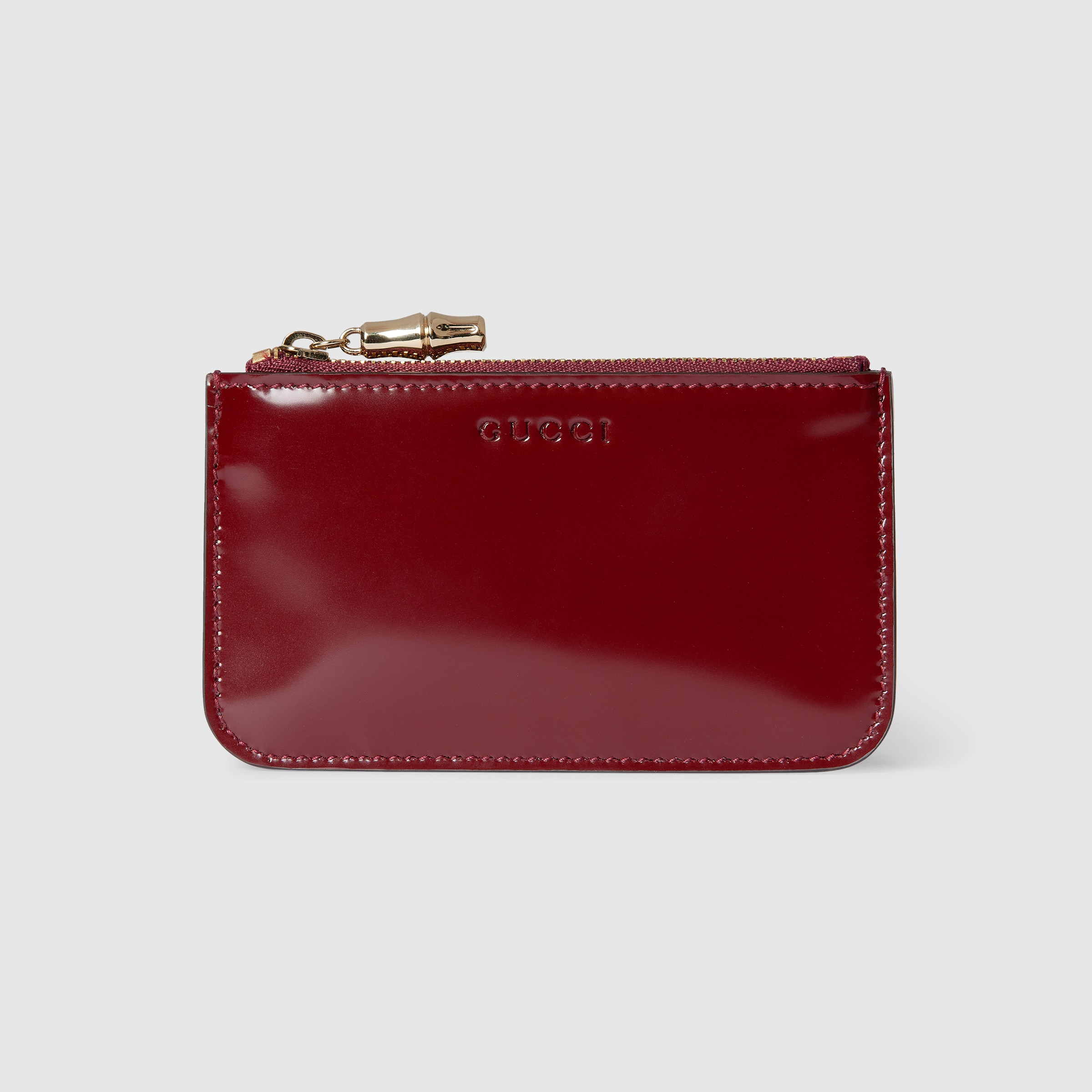 Zip key case with bamboo - 4