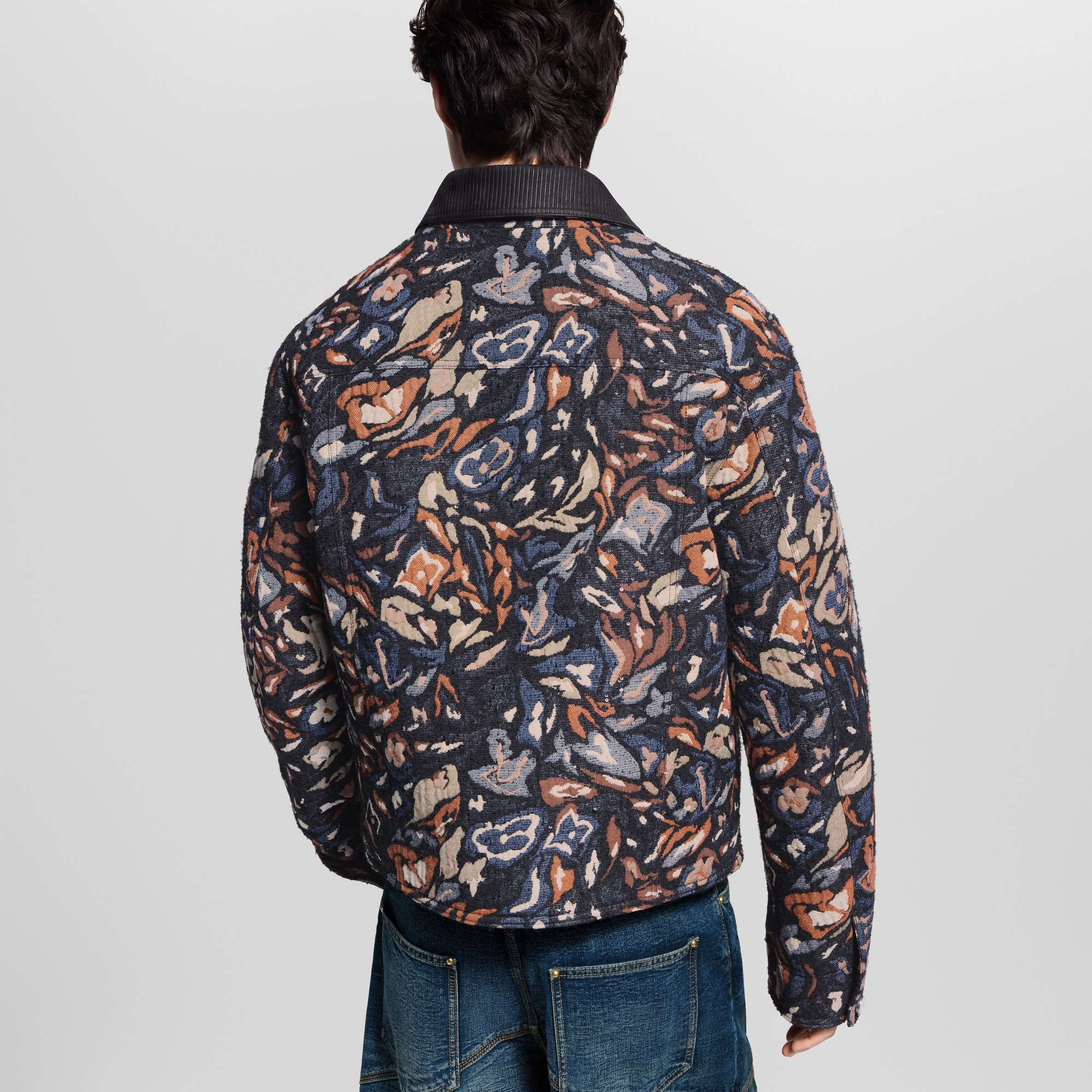 Sequin-Embellished Workwear Blouson - 4