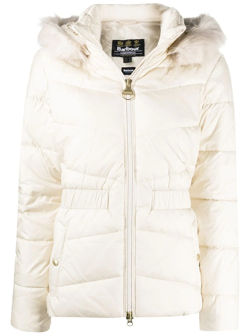 hooded puffer jacket  - 1