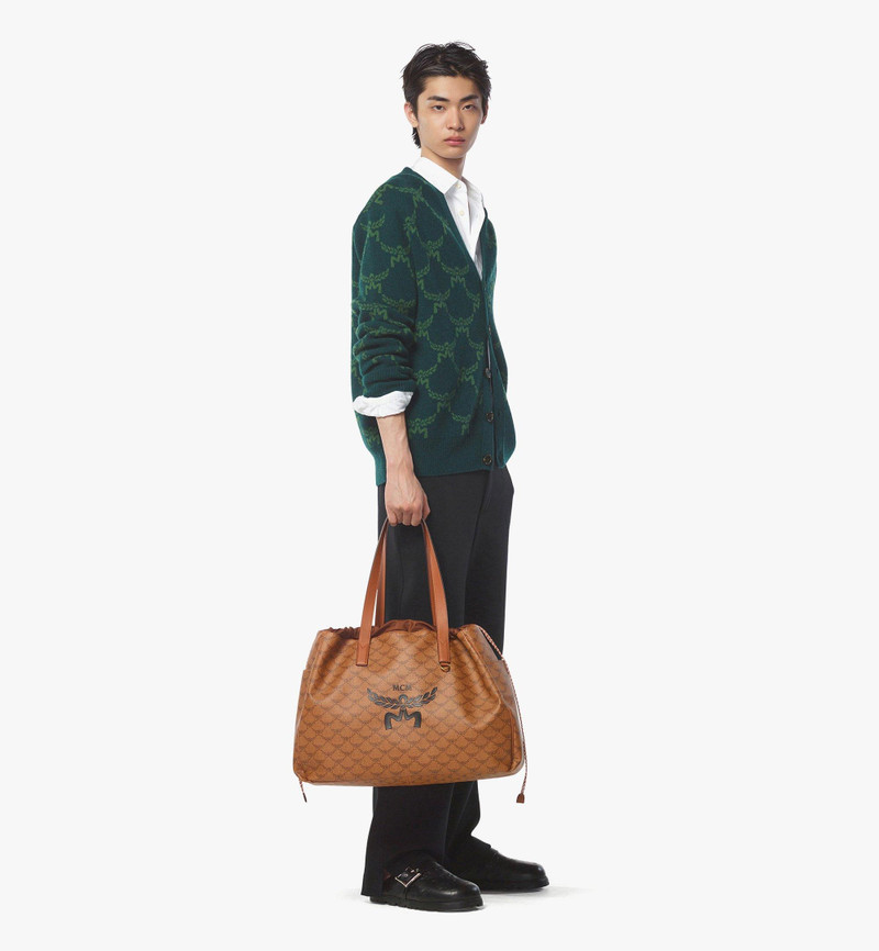 MCM Himmel Drawstring Tote in Lauretos outlook