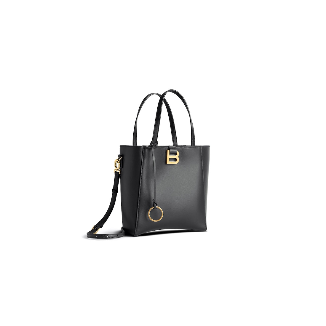 Women's Hourglass Soft Small Tote Bag  in Black - 2