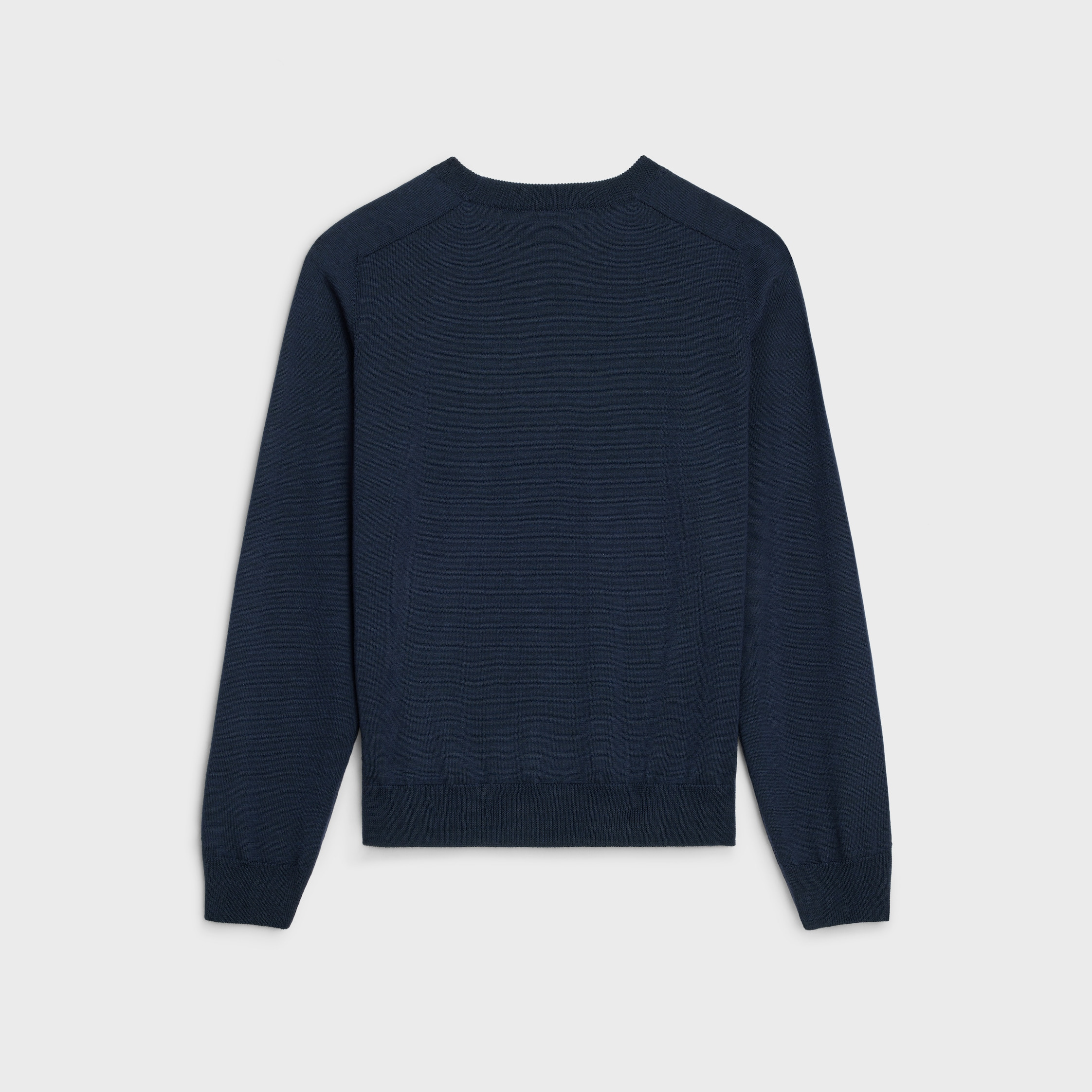 triomphe crew neck sweater in wool - 2