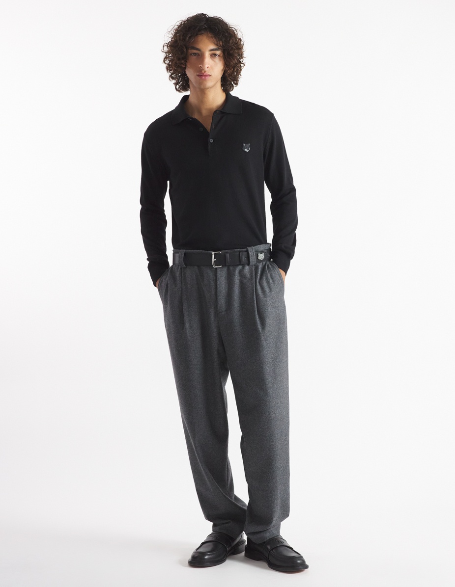 BOLD FOX HEAD PATCH POLO JUMPER - 2