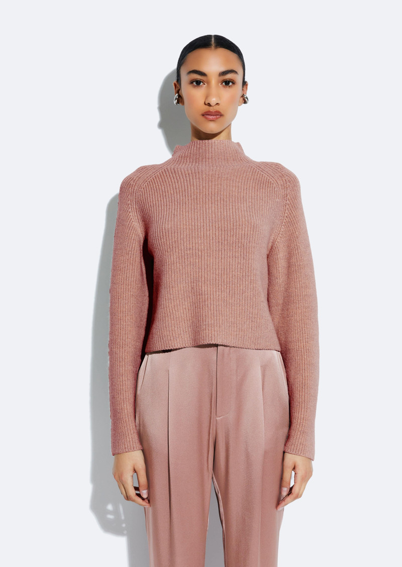 LAPOINTE Merino Mock Neck Sweater outlook