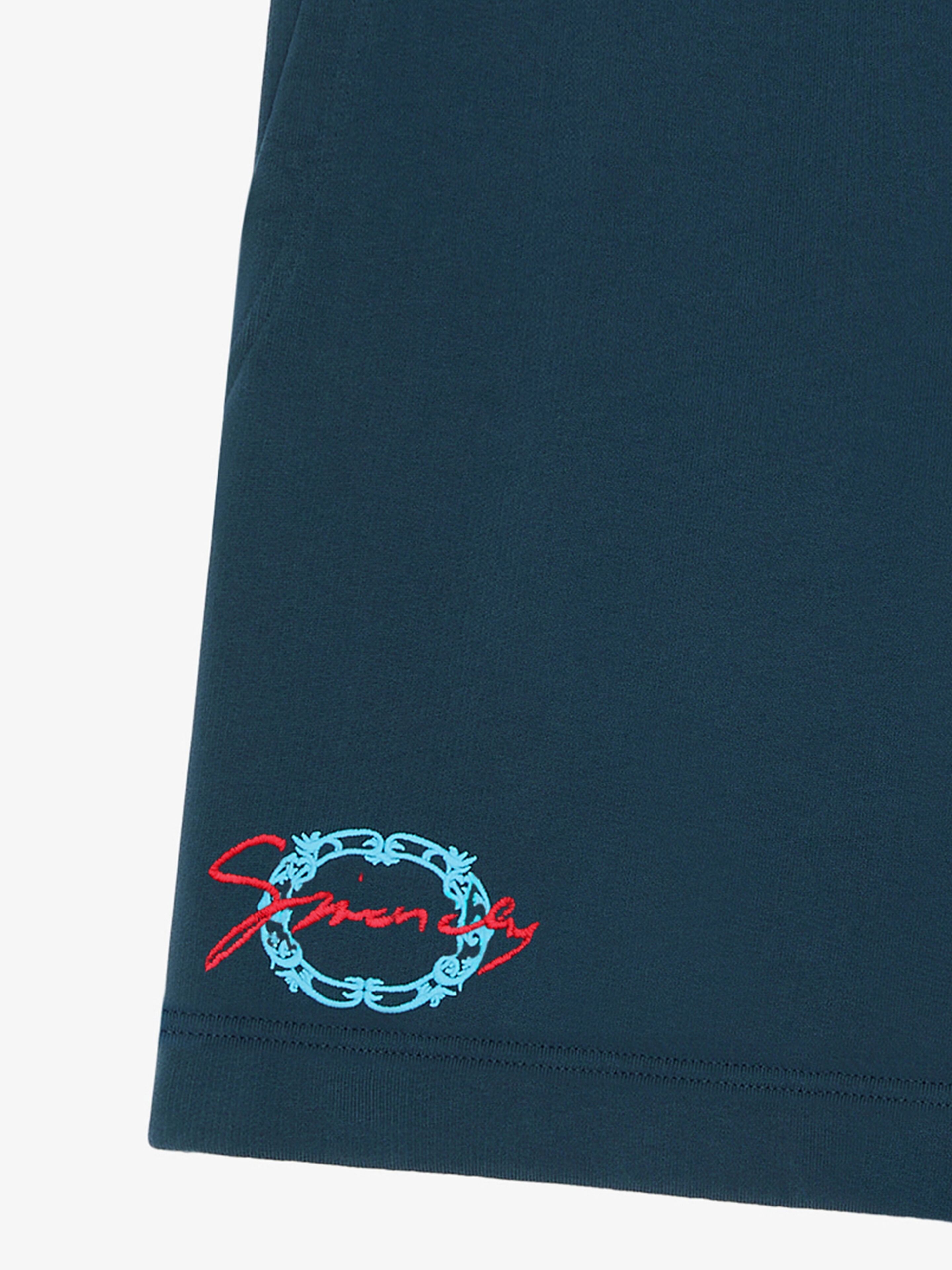 BERMUDA SHORTS IN FLEECE WITH GIVENCHY MEDALLION - 4