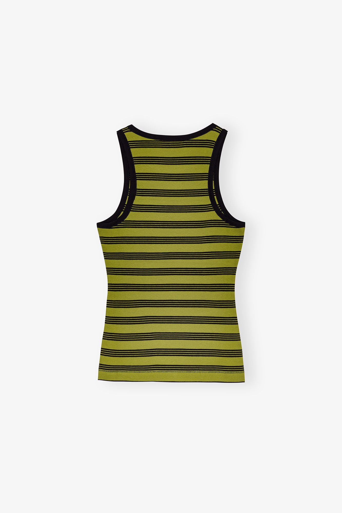 STRIPED SOFT COTTON RIB TANK TOP - 6