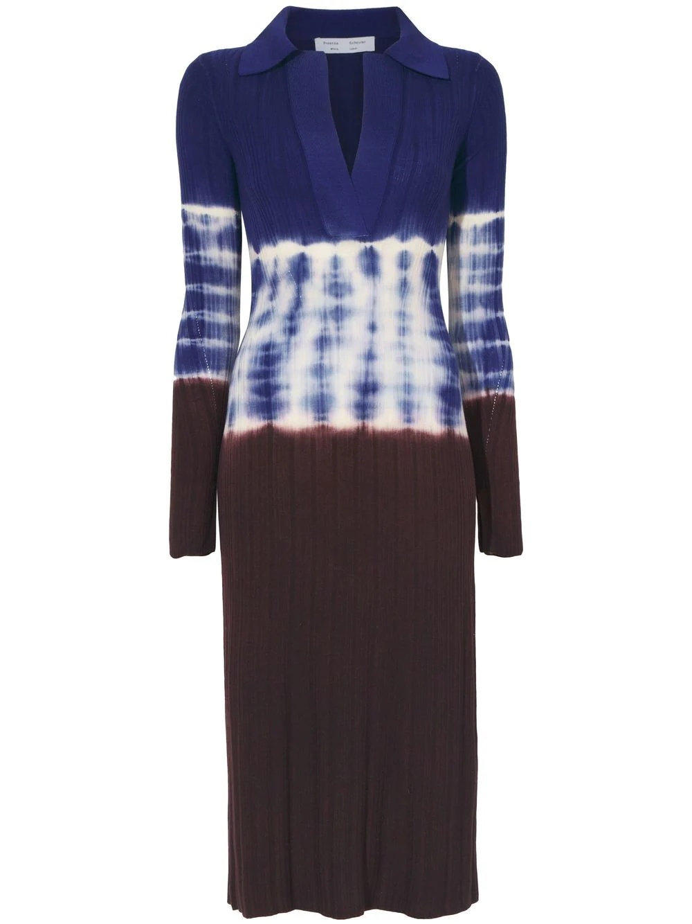 tie-dye knitted dress - 1