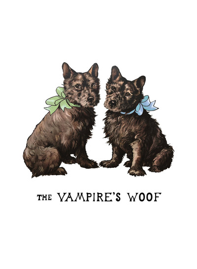 THE VAMPIRE’S WIFE THE VAMPIRE'S WOOF! WOOF! T SHIRT outlook