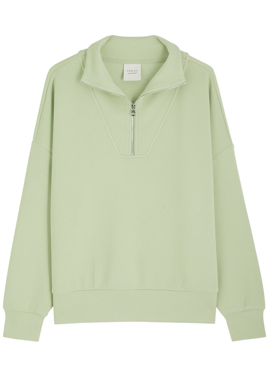 Varley Hawley Half-zip Stretch-jersey Sweatshirt - 1