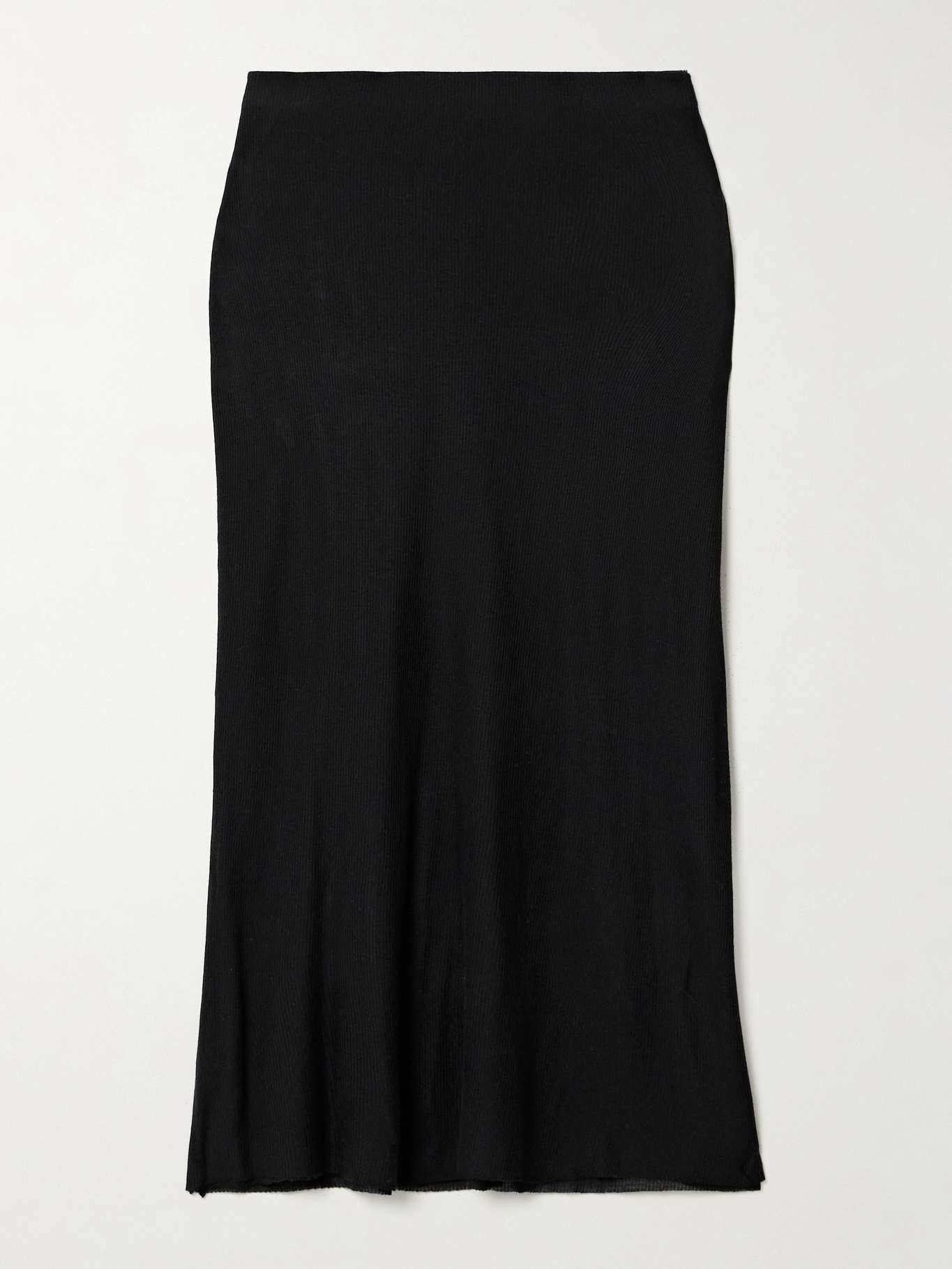 Leema ribbed-jersey midi skirt - 1