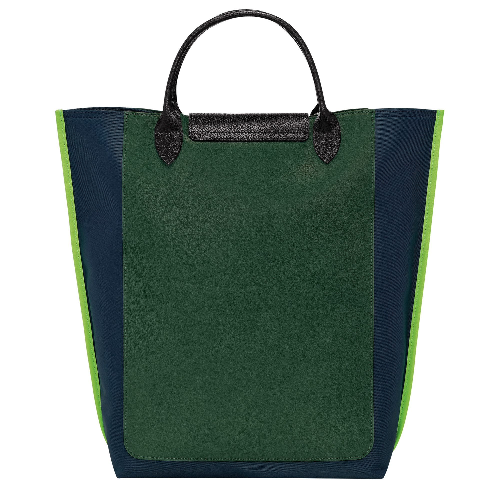 Cabas Longchamp M Tote bag Navy - Canvas - 4