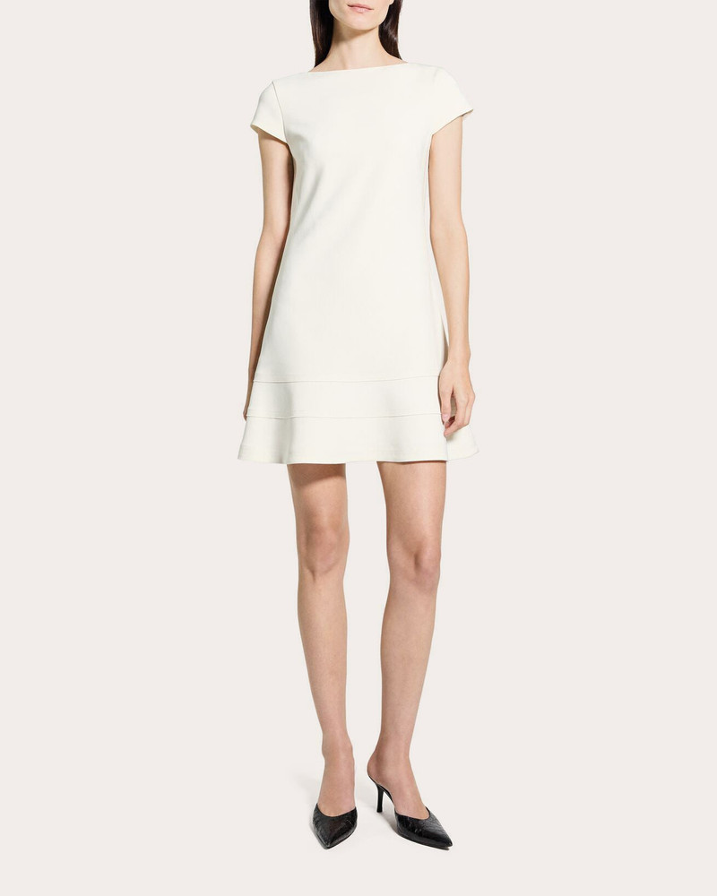 Theory Admiral Crepe Seamed A-Line Mini Dress outlook