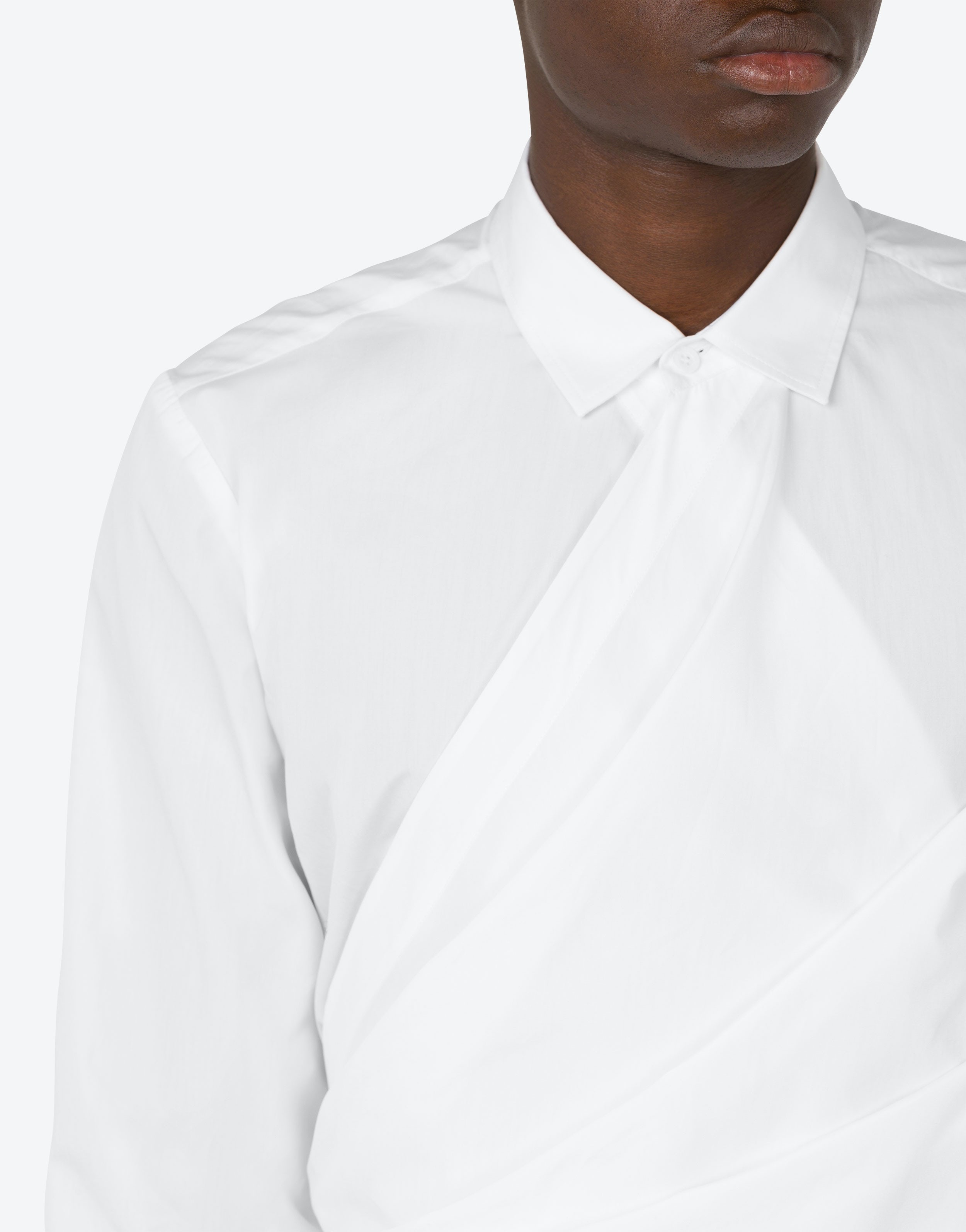 KNOTTED POPLIN SHIRT - 4