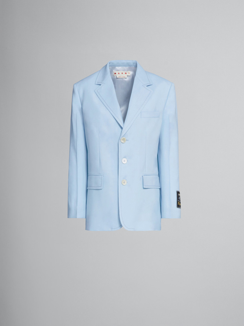 LIGHT BLUE TROPICAL WOOL의 롱블루 - 1
