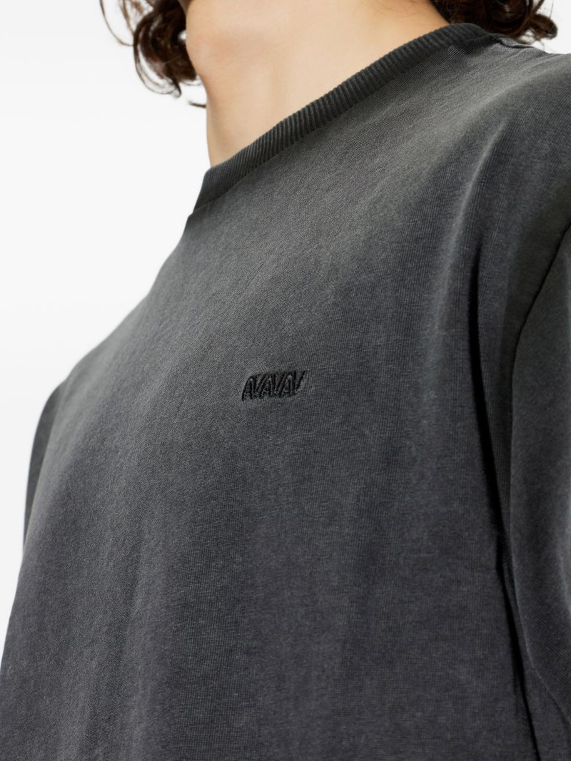 logo-embroidered T-shirt 5