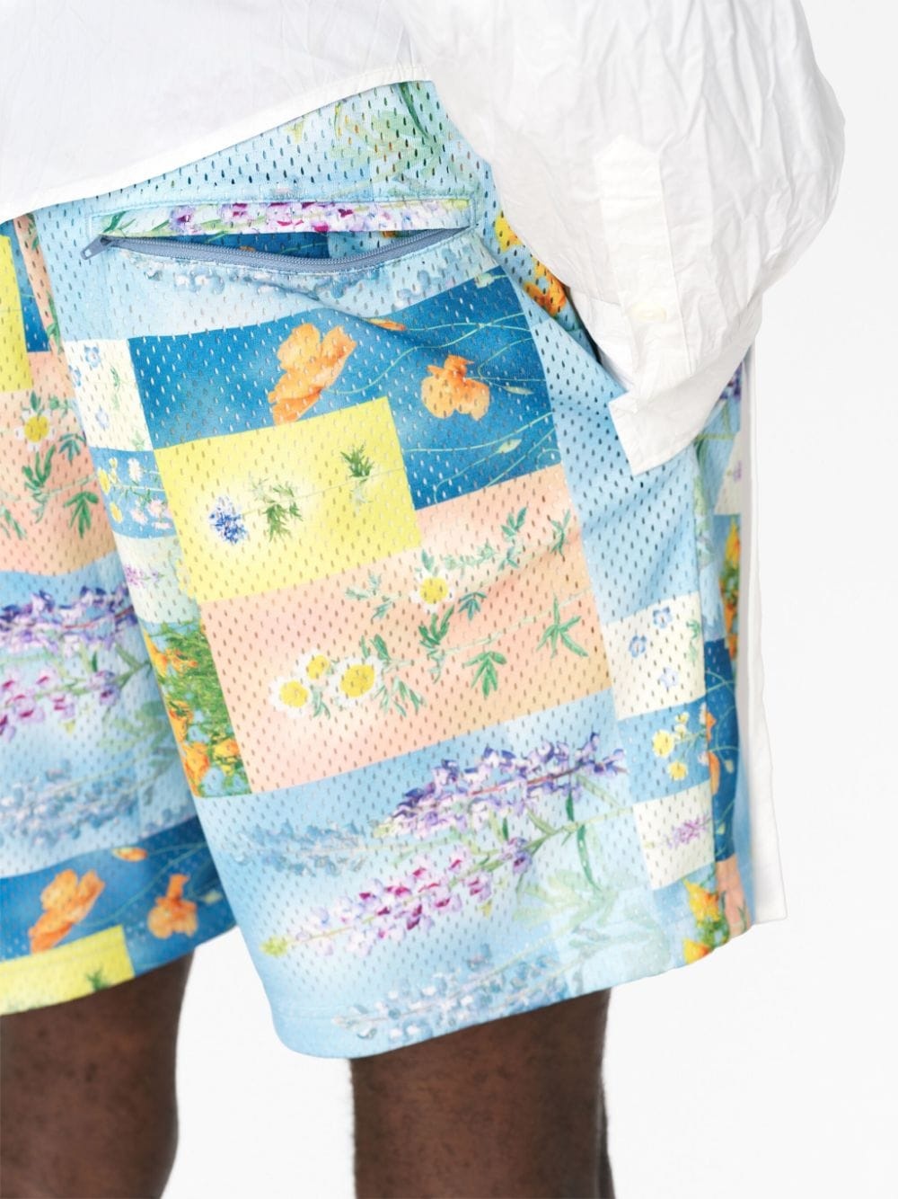 Super Bloom Grid-print shorts - 7