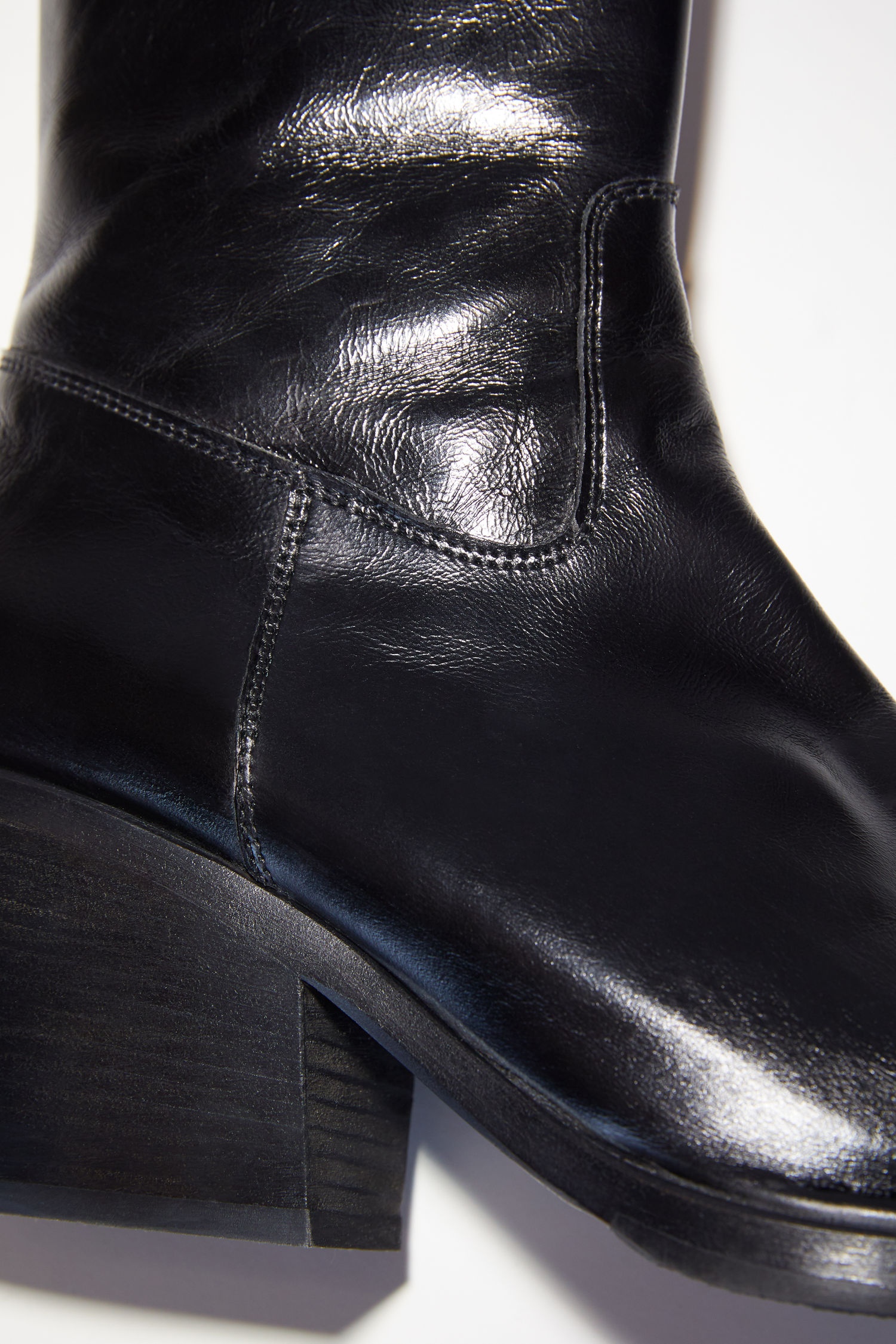 Leather Ankle boots - Black - 6