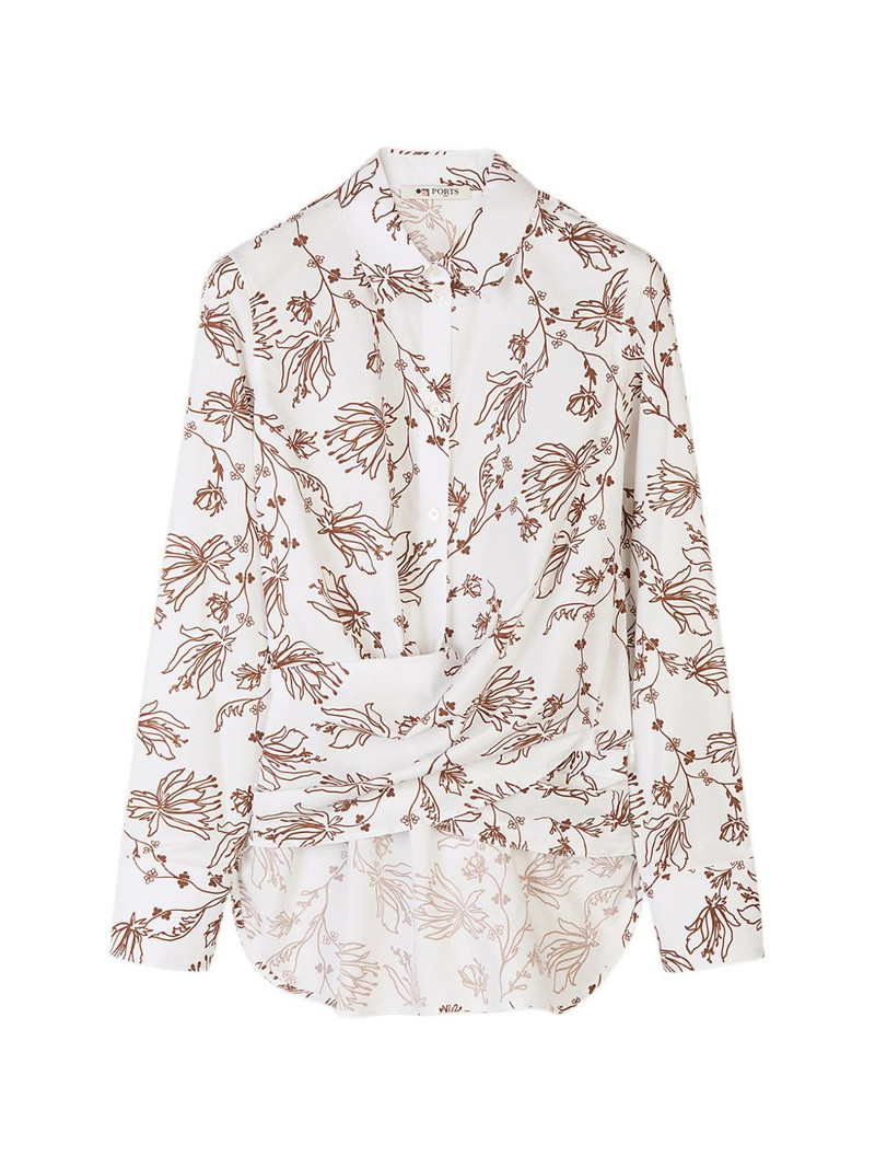 floral twisted shirt 1