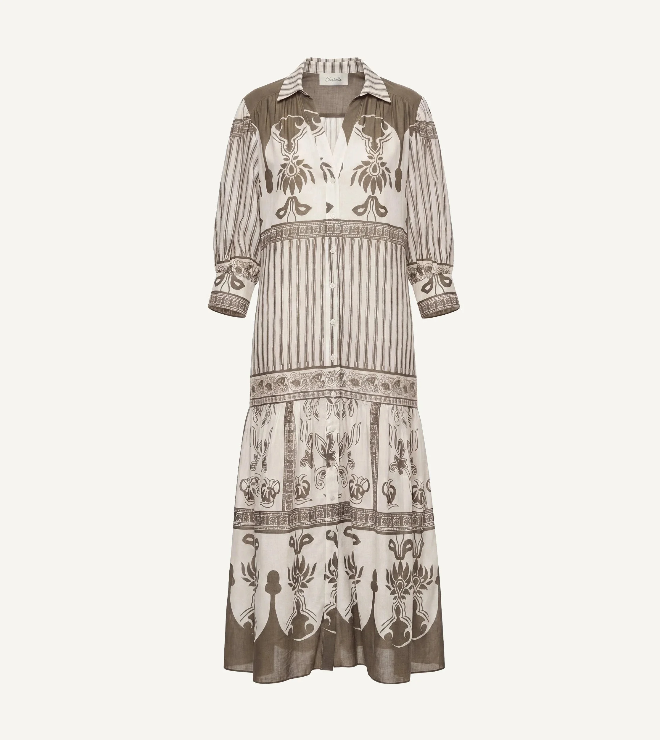 TAVIA ANKLE DRESS | SABLE - 1