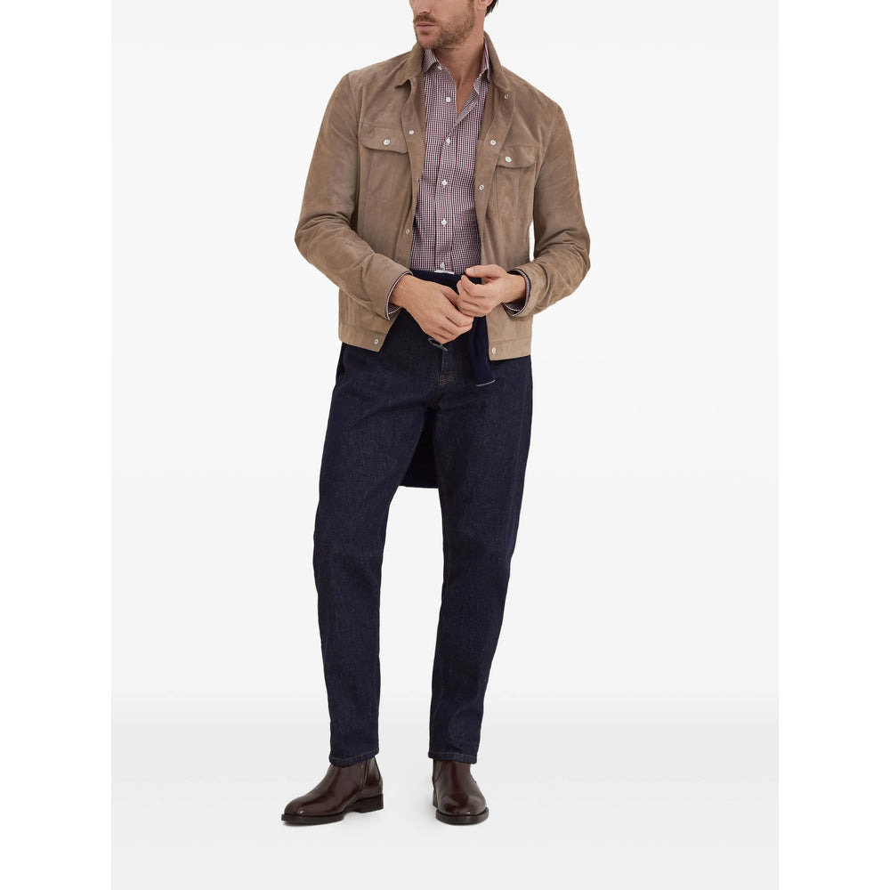 Brunello Cucinelli Red Shirts Men - 4