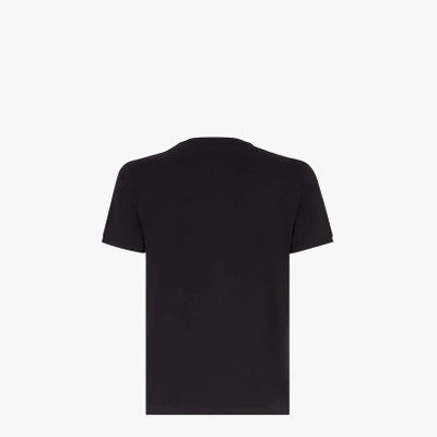 FENDI Bag Bugs T-shirt in black cotton outlook