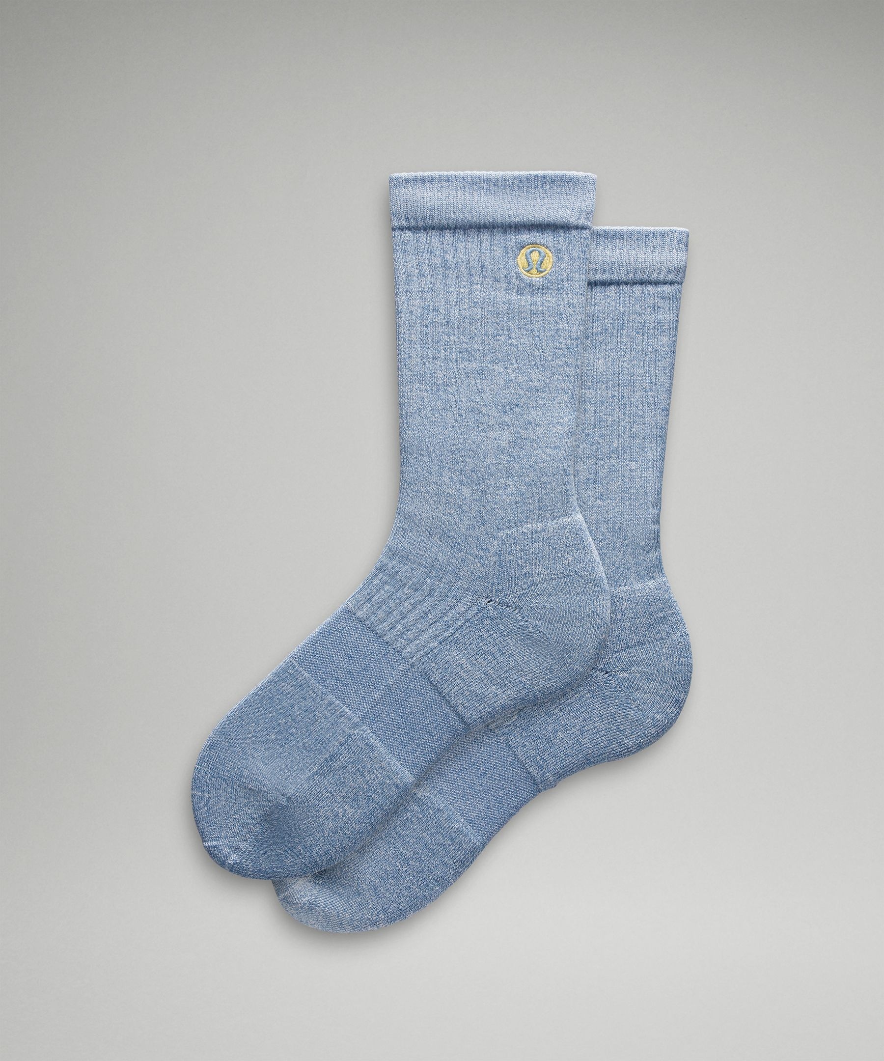 Men's Daily Stride Ribbed Comfort Crew Socks - 1