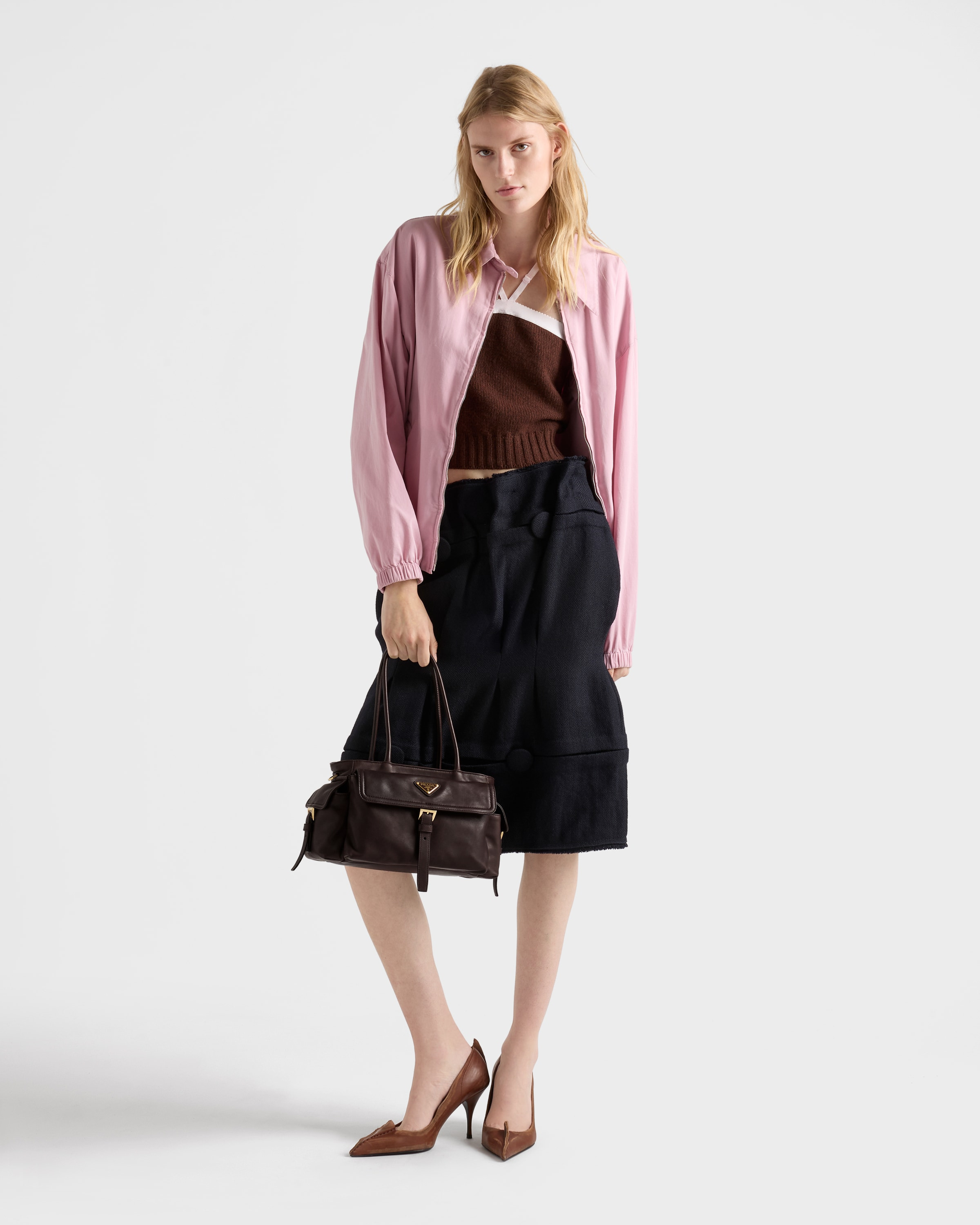 Medium Prada Explore nappa leather tote bag - 8