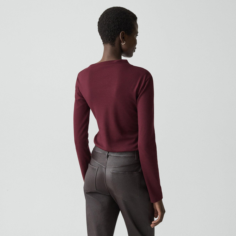 Twist Neck Top in Cotton Jersey 4