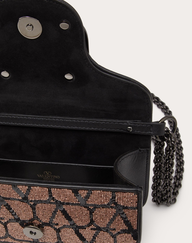 SMALL LOCÒ SHOULDER BAG WITH TOILE ICONOGRAPHE EMBROIDERY 7