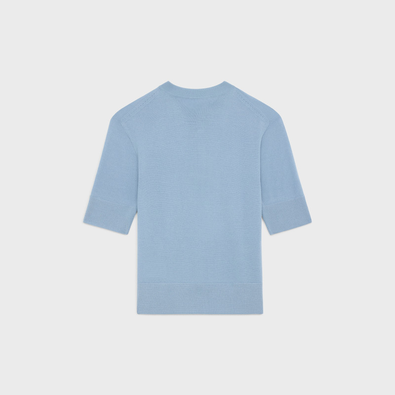 CELINE triomphe crew neck sweater in fine wool outlook