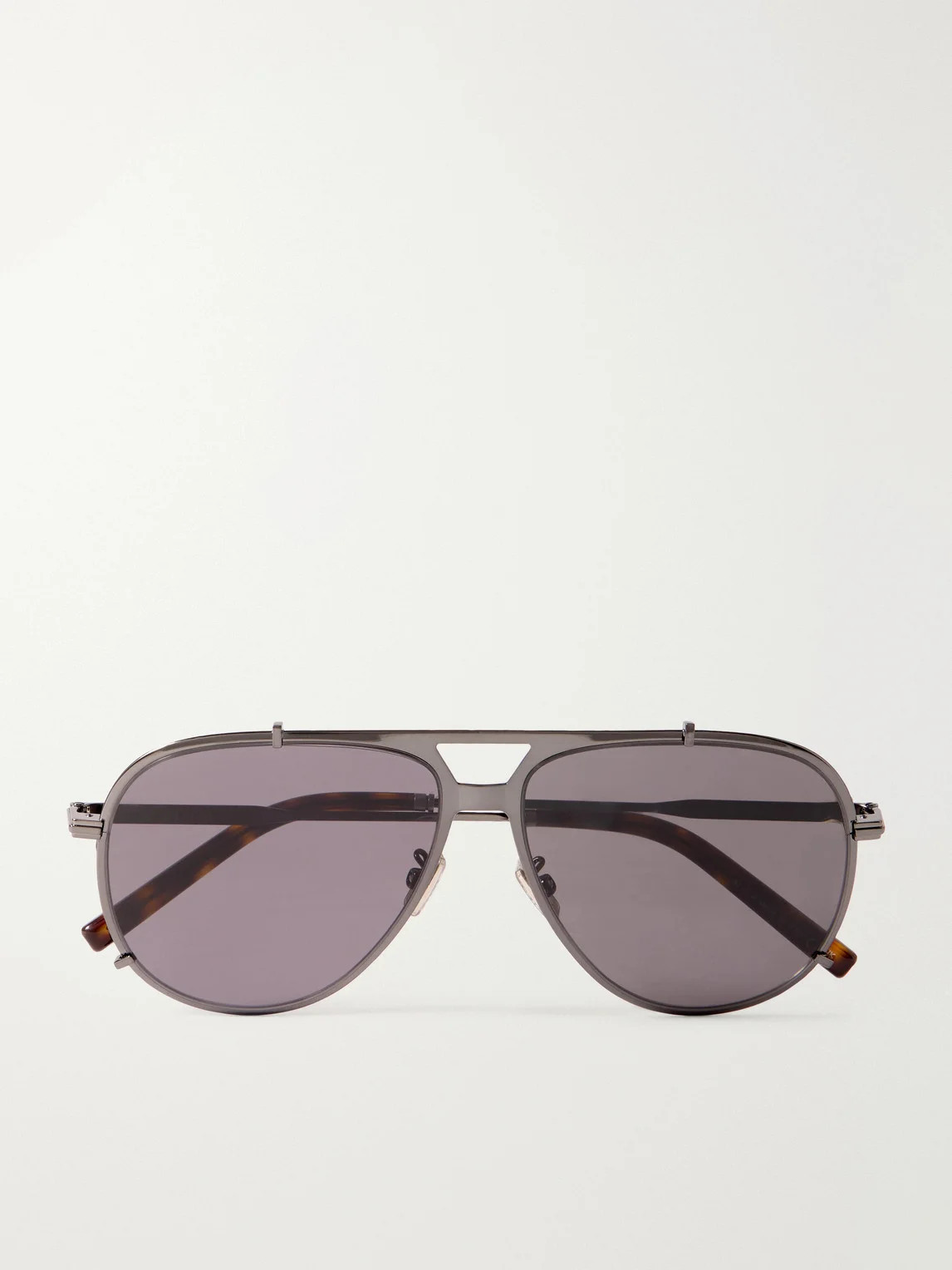 DiorBlackSuit A3U Aviator-Style Metal Sunglasses - 1