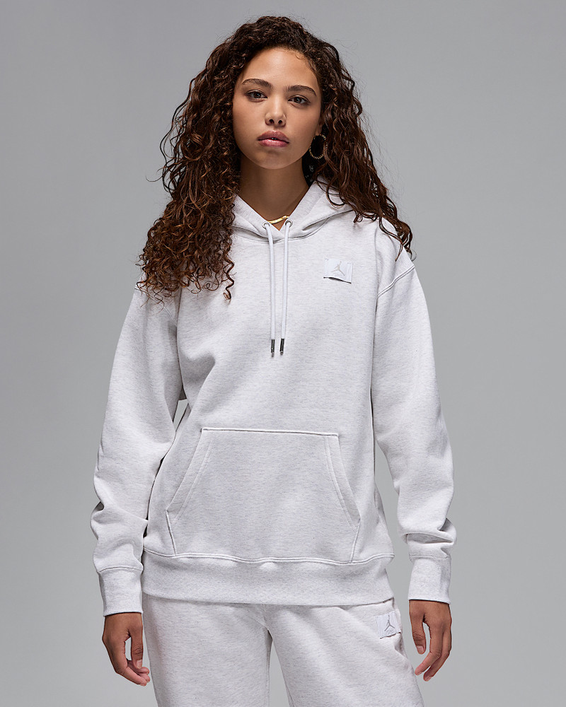 Jordan Flight Fleece Women's Satin-Lined Pullover Hoodie 1